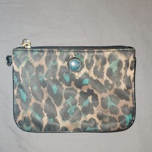 Cheetah coach wristlet